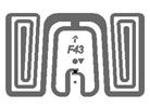 Мокрый Инлей F43 алюминия для ID-карты для контроля доступа и безопасность приложений лояльности
