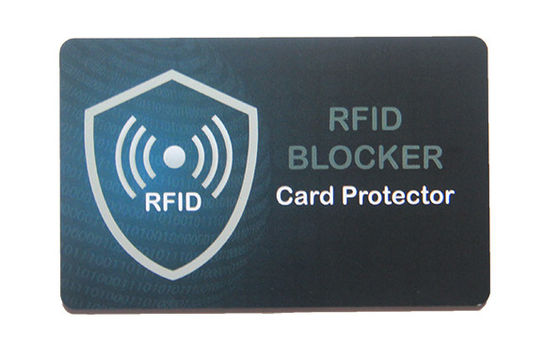 Карта RFID пассивная преграждая для безопасности бумажника карты кредитного банка